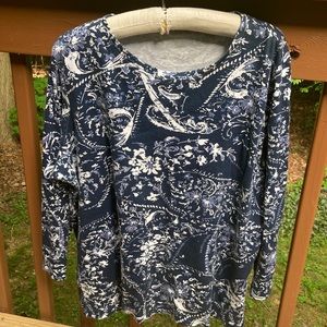 Kim Rogers cotton floral shirt